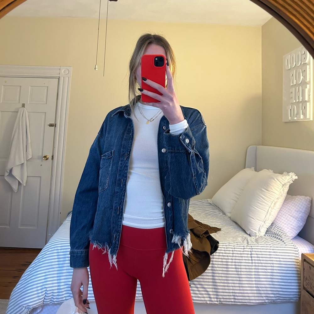 H&M women's jean shacket
